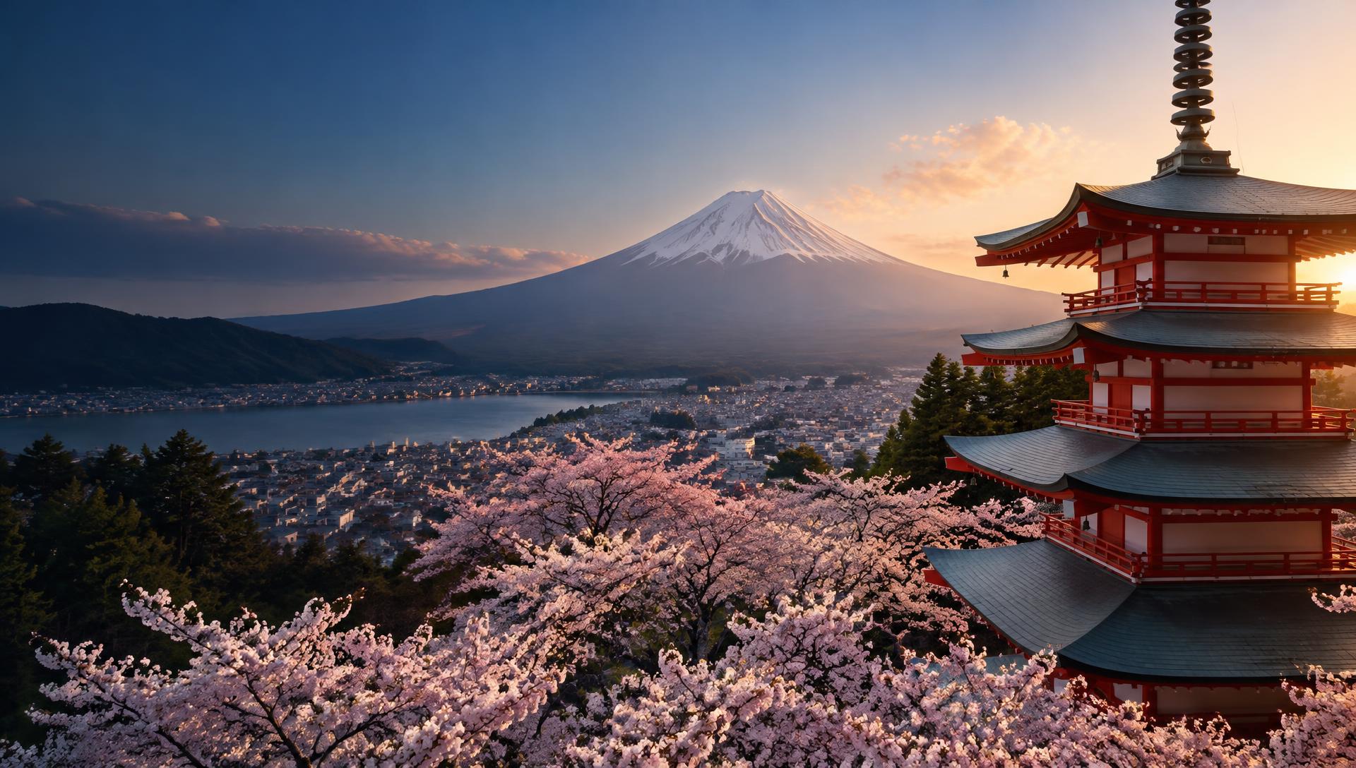 Paisaje icónico de Japón
